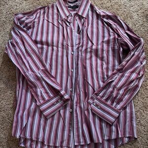 Express Men's Striped Shirt